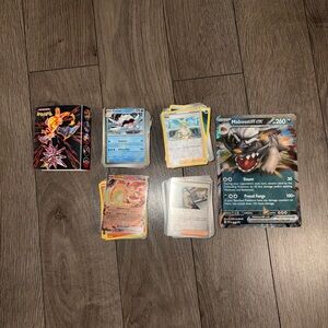 Lot of Pokémon Trading Card Bundle with Mabosstiff ex Promo Card